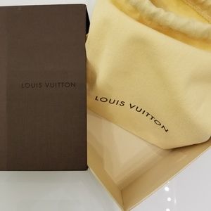 Authentic Louis Vuitton gift box w duster